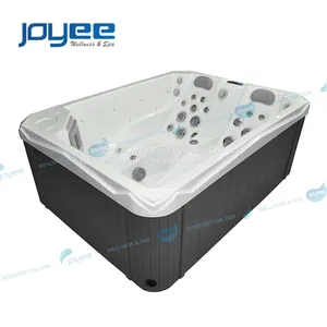 JOYEE Wholesale High Quality 4 People US Acrylic Hydro Bubble Massage Freestanding Bathing Outdoor Hot Tub Spa thumbnail-2