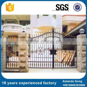 Hot Product With Modern Hdg Elegant Design Wrought Iron Gate thumbnail-3