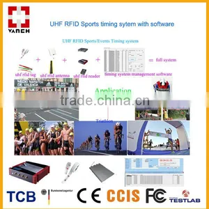4 Ports Long Range Fixed Uhf Rfidreader Passive/sports Racing Timing System UHF RFID Readerchip Impinj R2000 thumbnail-1