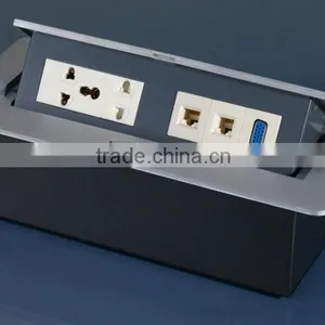 Multi-Function Desktop Pop up Outlet for Hotel Furniture Socket thumbnail-3