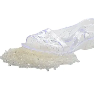Factory Supply Good Quality PVC Sandals Raw Material Pellets Granules Compound thumbnail-1