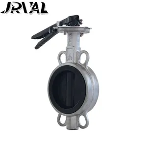 OEM Asme Manual 2 3 4 6 8-Inch Fast Delivery EPDM PTFE SS304 SS316 Wafer Butterfly Valves for Water Oil Direct China Factory thumbnail-3
