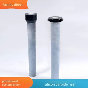 Jinhaihong Anti-corrosion and Anti-rust Ceramic Silicon Carbide Riser Tubes for Molten Aluminum Supply, Customization and Production thumbnail-4