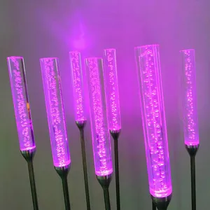 Led Outdoor Reed Lights, Acrylic Rod Landscape Lawn Stake Lights for Squares and Parks, Warm White Light thumbnail-2