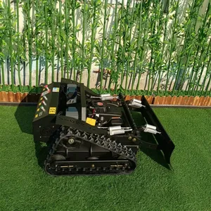 CE EPA Euro 5 Gasoline Engine Fast Weeding Tracked Remote Control Mowing Robot thumbnail-1