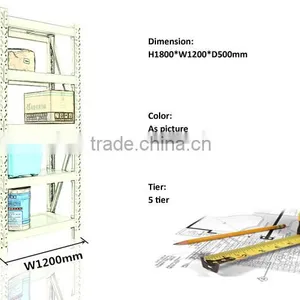 OR-SH017 Steel Frame Warehouse Used 4 Tier Steel Storage Rack thumbnail-3