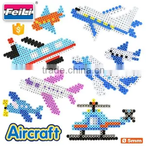 Non-toxic Material Aircraft Perler Beads 5mm Plastic Ironing Beads thumbnail-1
