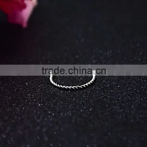 New Wholesale Products Silver Jewelry Stainless Steel Women Rings thumbnail-5