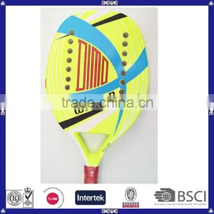 Made in China Hot Sale Discount Price Customized Carbon Beach Tennis Racket thumbnail-2