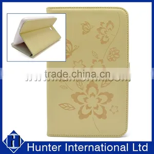 Gold Color Butterfly Flower Tablet Case For Tab 4 thumbnail-1