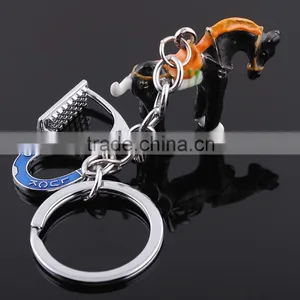 Animal Key Chains Wholesale Metal Keychain Break Horses Keychain thumbnail-1
