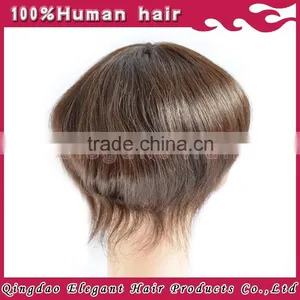 2015 New Style Swiss Lace Virgin Brazilian Human Hair Men Natural Toupee thumbnail-6