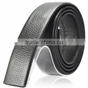 Fashion Cowhide Waistband Men's Automatic Buckle Full Grain Leather Belt thumbnail-5