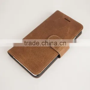 High Quality Genuine Leather Mobile Phone Flip Cover Case for IPhone 6 thumbnail-2