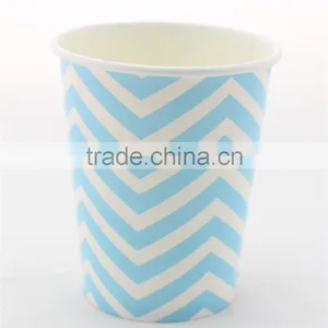 SGS&FDA Certificated New Design 9oz Stocked Cup Cold Drinking Paper Cups thumbnail-3