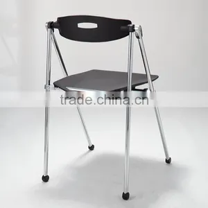 Yes Folded Best Selling Model Cheap Plastic Visitor Chair thumbnail-1