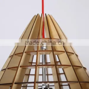 2016 Popular Loft Country Style Wood Pendant Light LED Pendant Lamp JK-8005B-11 LED Pendant Light thumbnail-6