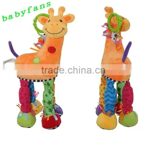 Babyfans Lovely Baby Doll Stroller Toys Infant Girafee Baby Rattles Toy Hot Sale New Style Soft Stuffed Toy thumbnail-2