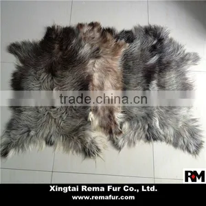 10cm Up Long Hair Goat Fur Rug thumbnail-1