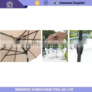 Aluminum Material Tilting Sunproof Umbrella thumbnail-1