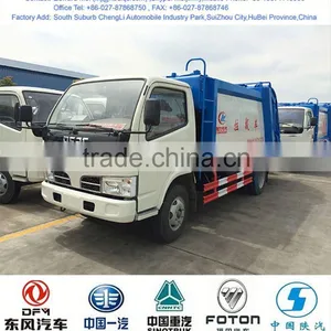 Cheap Garbage Compactor Truck Dongfeng, Garbage Truck 7m3 thumbnail-1