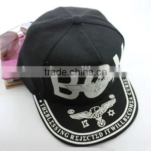 BSH023 Lighting 3D Skull Embroidery Baseball Cap Fashion Sport Hat thumbnail-4