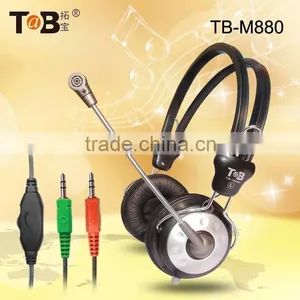 China New Products Computer Headphone & Earhpone With Detachable Cable,headphone Laptop With Mic thumbnail-1