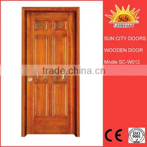 SC-W012 Wooden Single Door Design For Sale thumbnail-1
