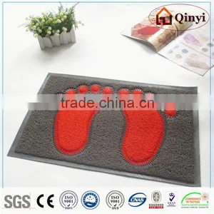 HOT Fashion Pvc Mat--double Color&DOUBLE FEET Door Mat,new Design/pvc Floor Mat - Qinyi thumbnail-1
