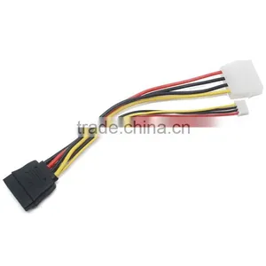 Sata Cable 15 Pin to 4 Pin Big & 4 Pin Mini Signal Light Power Cable thumbnail-2