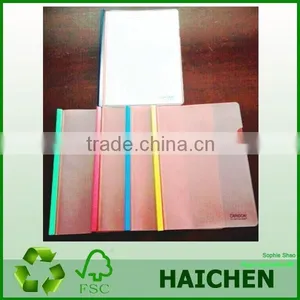 PP Translucent File Folder, Plastic A4 Format Report Files With Slide Fastener thumbnail-2