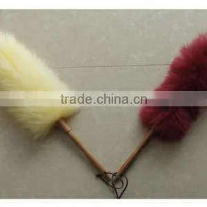 Lambswool Duster With Retractable Black Tube thumbnail-1
