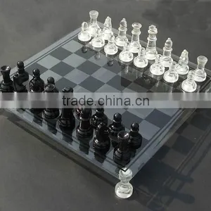 Glass Chess Set With Youth,Medium,Large Size thumbnail-3