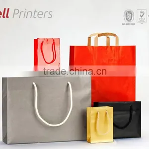 Colorful Paper Bags Making With Flexi Handles From India thumbnail-1