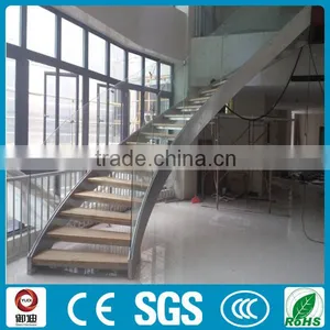 Stainless Steel Glass Spiral Staircase Design thumbnail-4