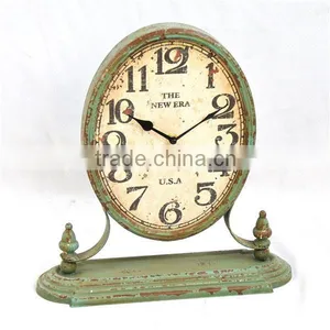 French Country Style Decorative Desk Antique Clocks thumbnail-1