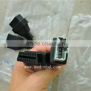 OBD 16P FEMALE OBD2 Cable for Honda 5pin J1962f OBD2 Adapter thumbnail-4