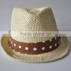 Custom Design Factory Price Men Straw Hat thumbnail-1