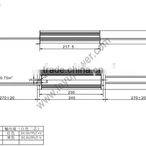 IP67 Leyu LDV-120-36 120W 36V Waterproof Switch Mode Power Supply Led Driver thumbnail-3
