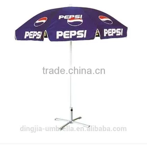 Plastic Handle Promotional Advertising Beach Umbrella thumbnail-2