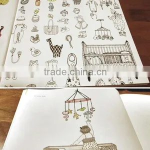 Wholesale Secret Garden Series Fashion Cafe Coloring Books for Adult thumbnail-5