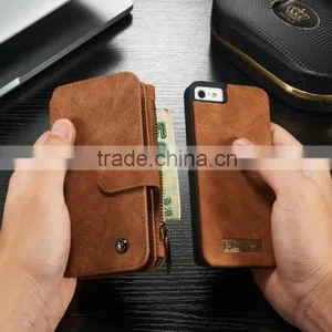 Whosale Leather Wallet Phone Cover Combo For Iphone 5/5s thumbnail-2