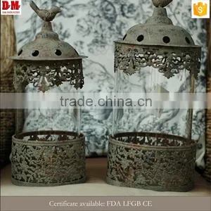 Antique Stand Motel Decorative Lantern For Candle thumbnail-1