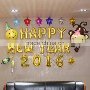 Gold and Silver Alphabet Balloons, Aluminium Foil Letter Balloons Quality Choice thumbnail-2