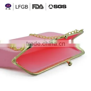 China Wholesale Silicone Side Bags for Girls / High Quality Funky Clutch Bag Women thumbnail-1