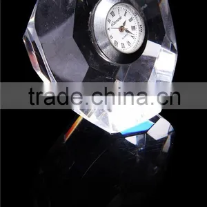 2016 New Fashion Heart Desktop Crystal Colck From Factory on Sale thumbnail-2