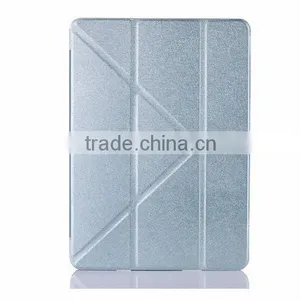 Pu Leather Three Folder Transformers Case for Tablet For Ipad Air Case D0107 thumbnail-4