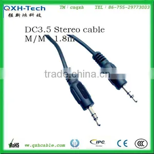 High Quality Male to Male 3.5mm DC Stereo Cable thumbnail-1