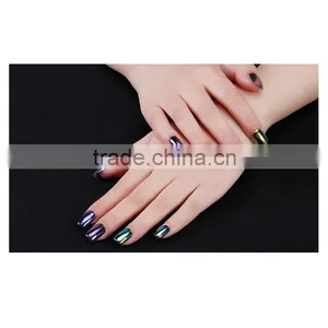 6 Colors Nail Art Mirror Effect Powder Mirror Nail Pigment Powder Quality Choice Most Popular thumbnail-5
