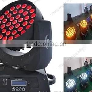 Zoom 36x10w RGBW Quad LED Moving Head Wash Light thumbnail-5